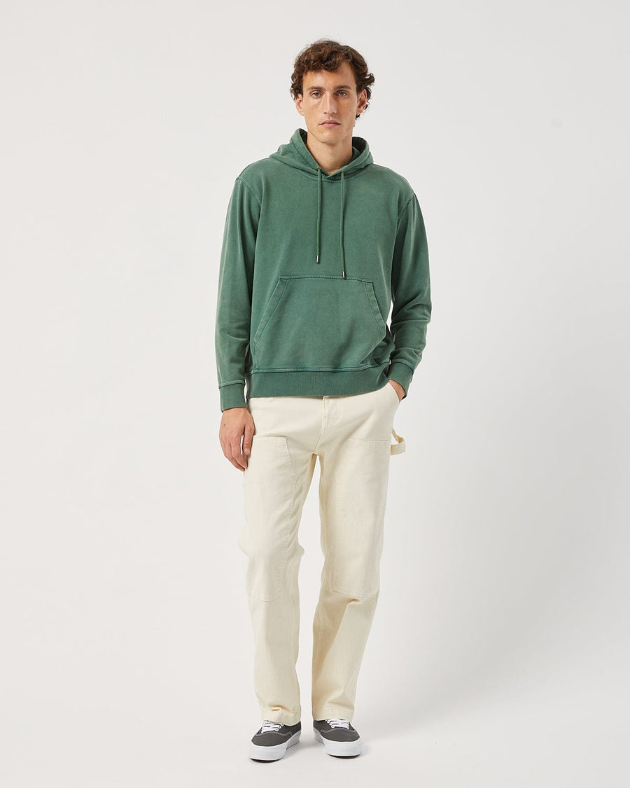 French Terry Hoodie - Washed Alpine