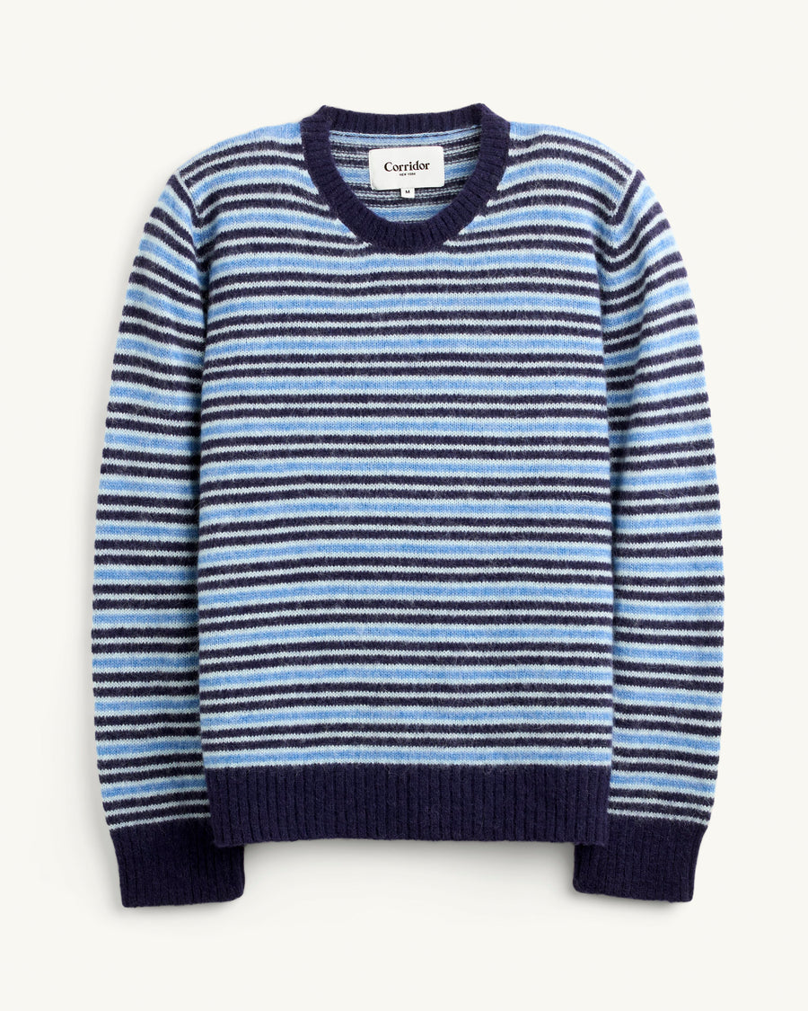 Reggie Stripe Crewneck
