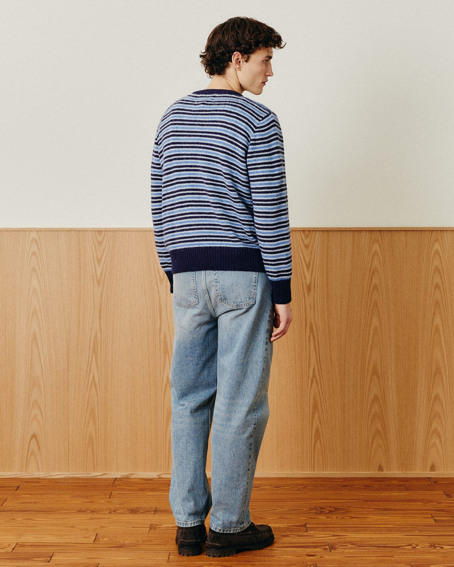 Reggie Stripe Crewneck