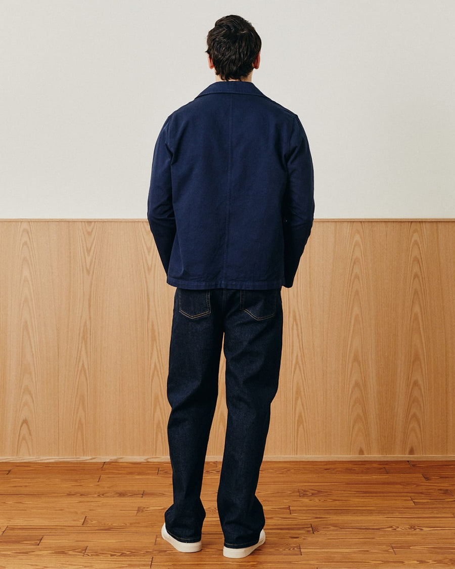 Twill Blazer - Navy