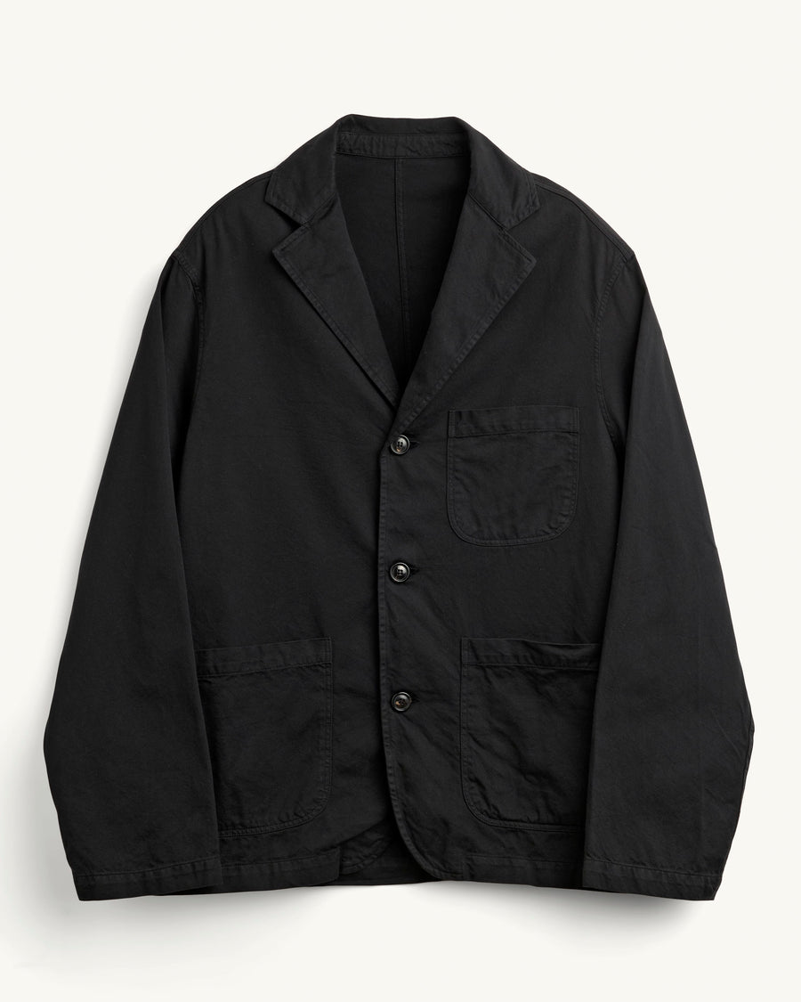 Twill Blazer - Black