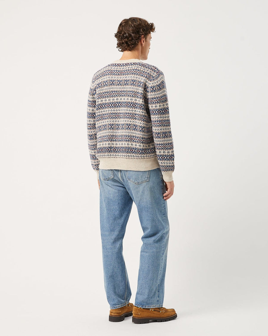 Fair Isle Crewneck - Natural