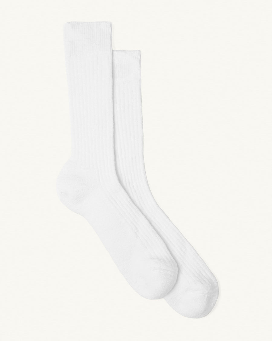 Slub Sock - White