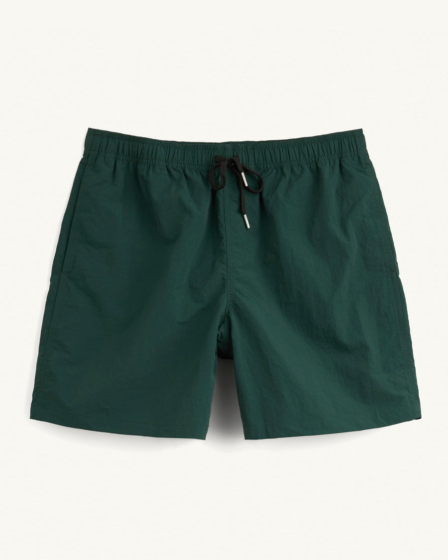 Nylon Drawstring Shorts - Spruce