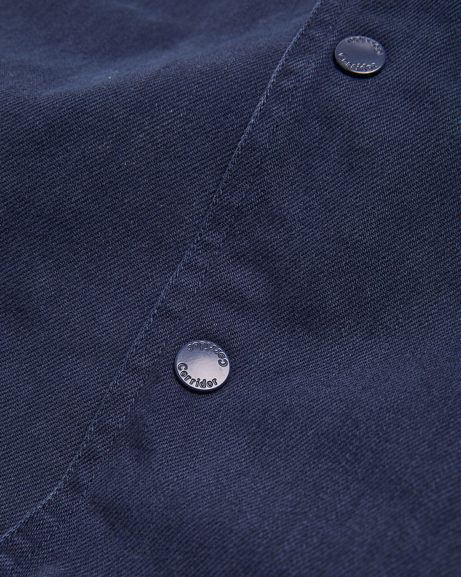 Garment Dyed Coach Jacket - Navy