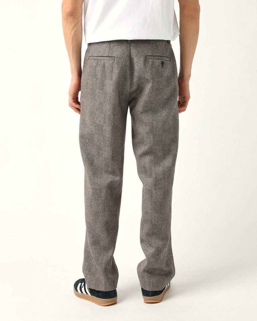 Check Pleated Trouser