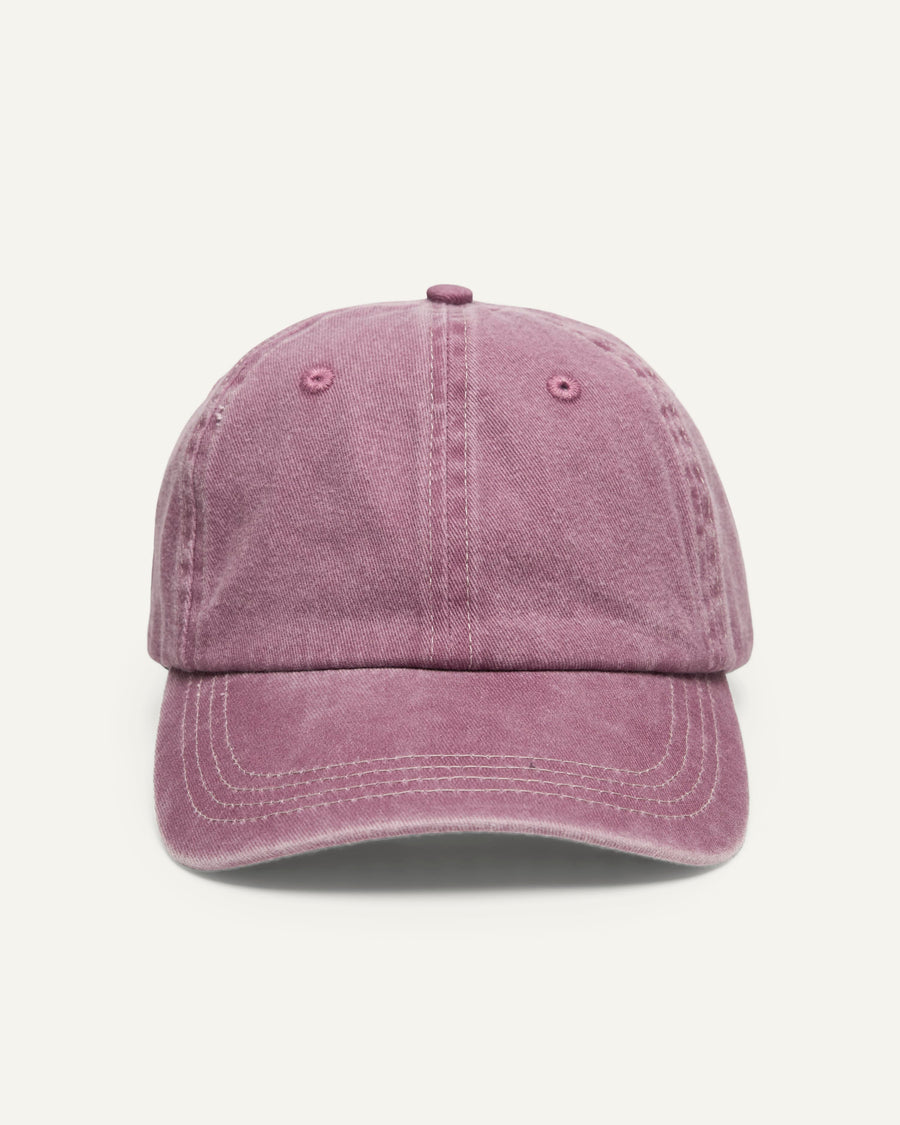 Garment Washed Cap - Purple