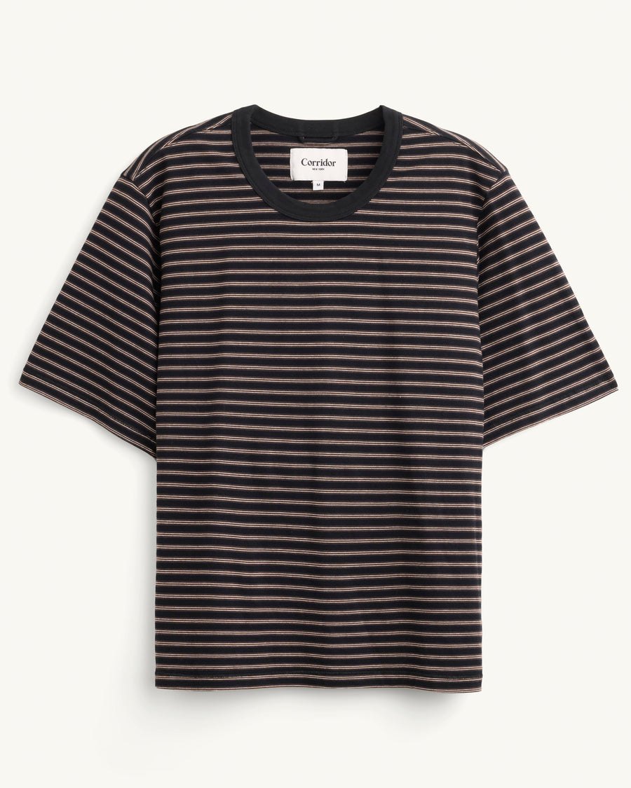 Mini Stripe T-Shirt - Black