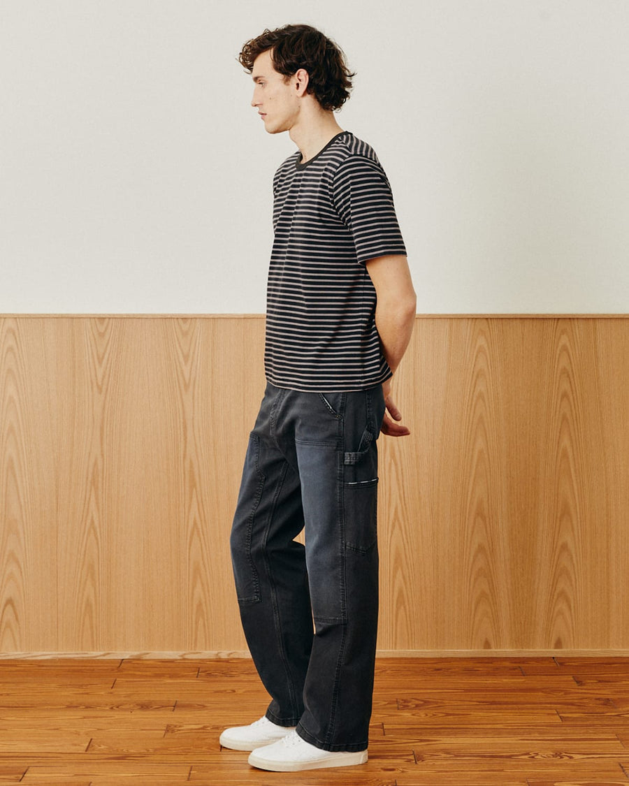 Mini Stripe T-Shirt - Black