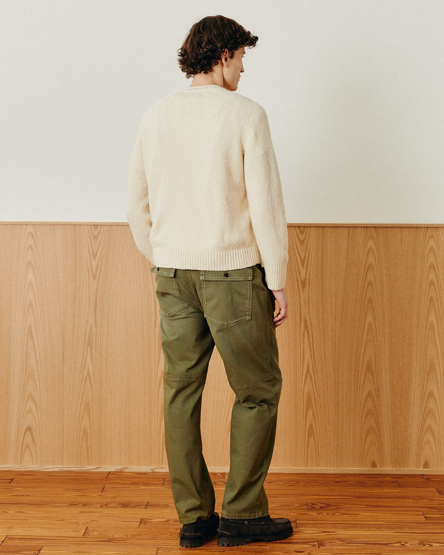Wool Boucle Rollneck - Natural