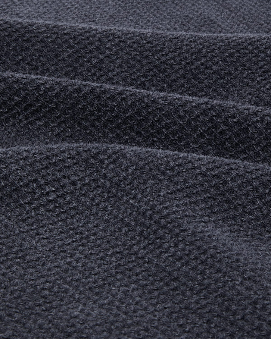 Waffle Henley - Black