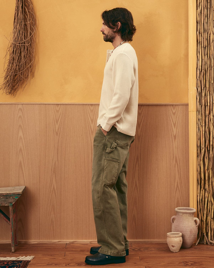 Waffle Henley - Natural