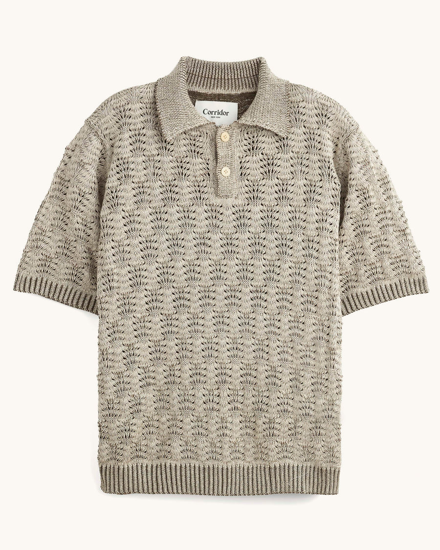 Cable Lace Polo