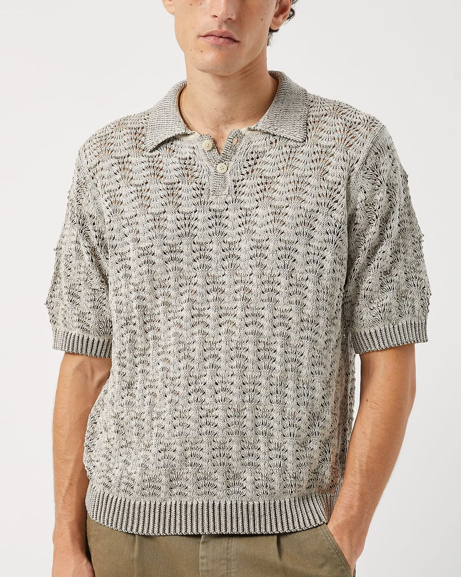 Cable Lace Polo