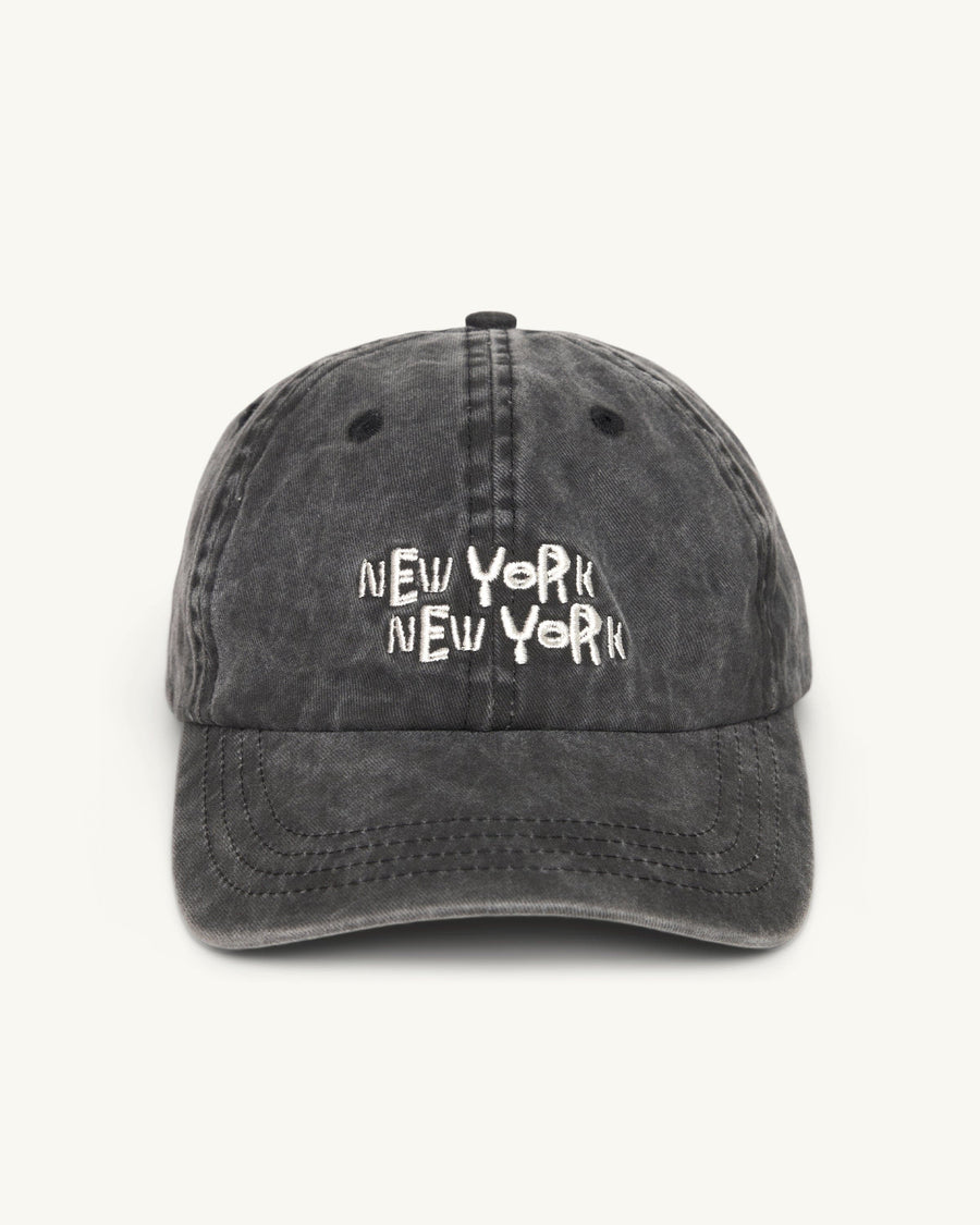 80s NY Cap - Black