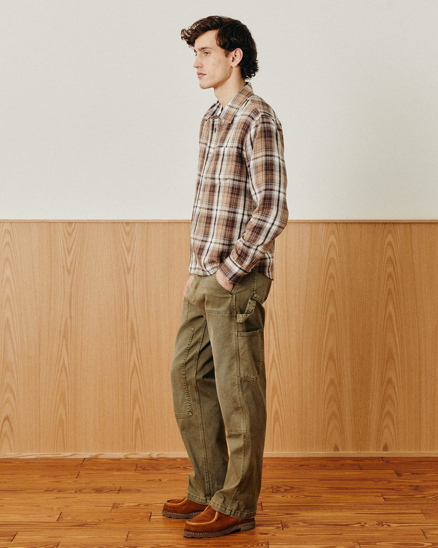 Vintage Flannel LS - Brown