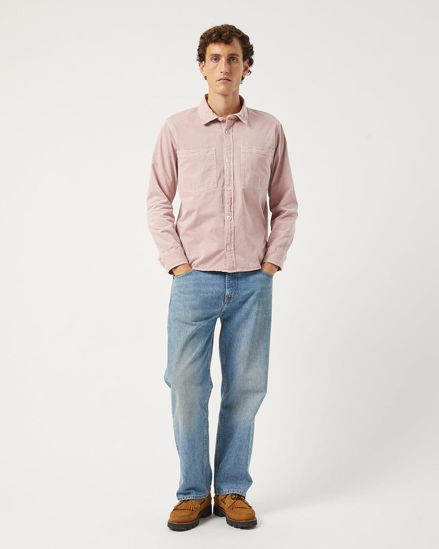 Garment Dye Twill LS - Pink
