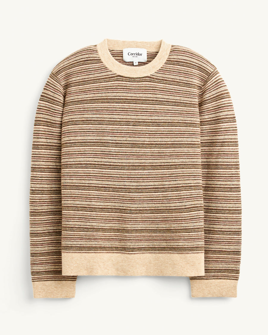 Mini Stripe Crewneck