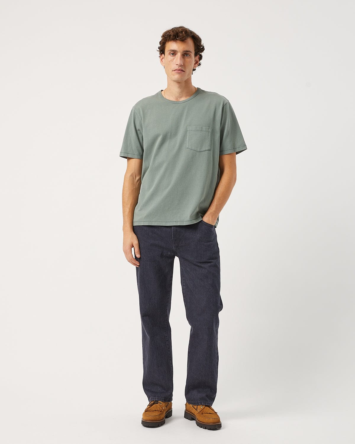 Garment Dye Tee - Seafoam