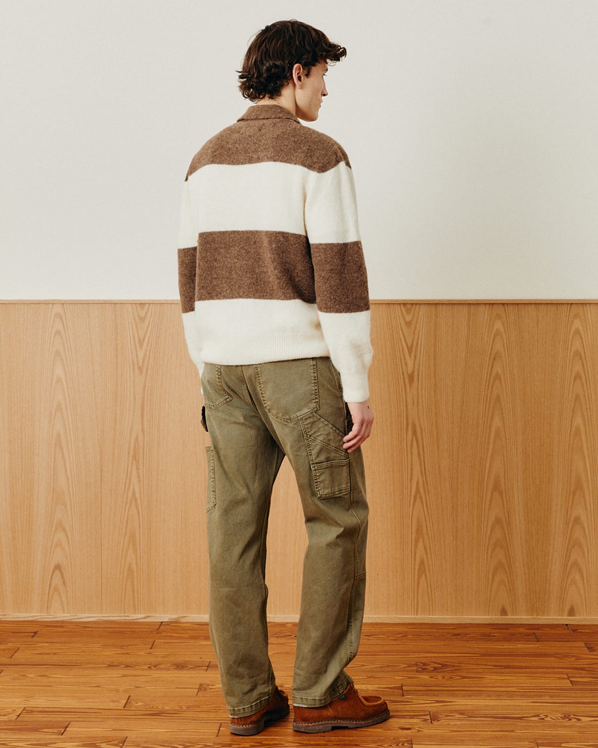 Brushed Knit Rugby - Natural