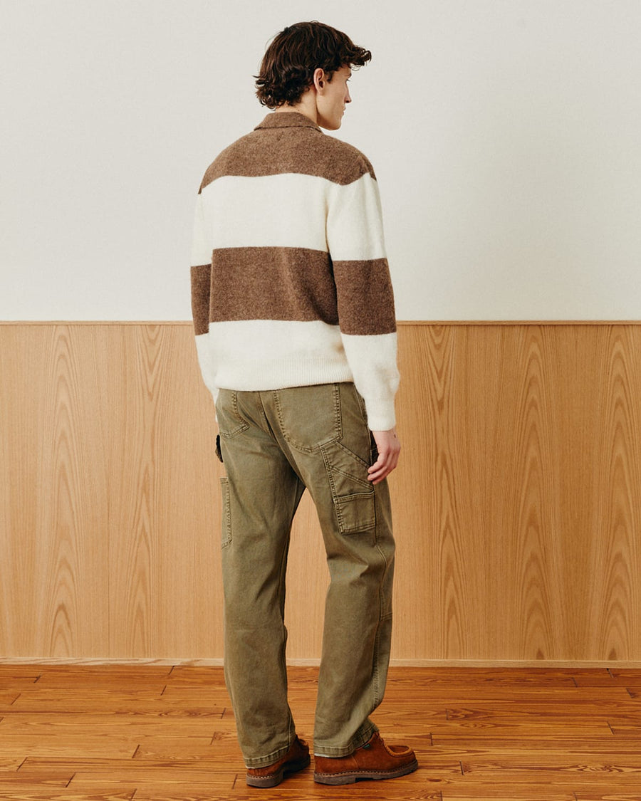 Brushed Knit Rugby - Natural