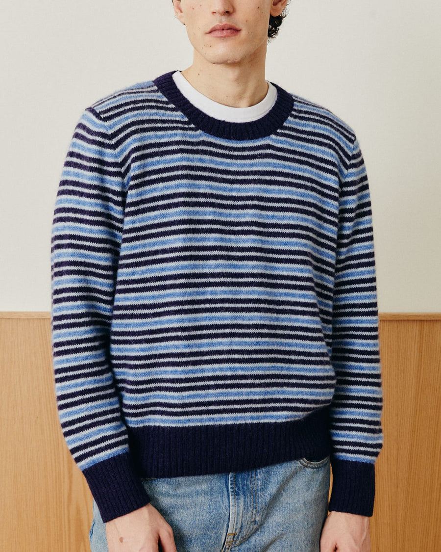 Reggie Stripe Crewneck