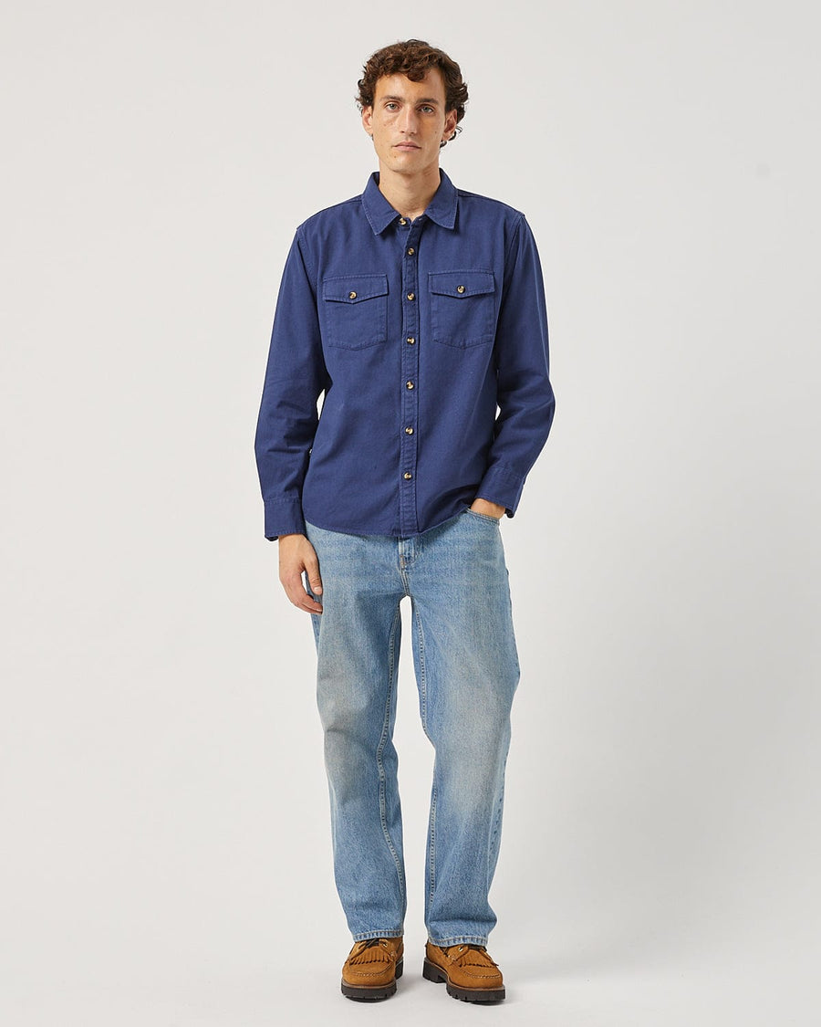 Denim LS - Navy