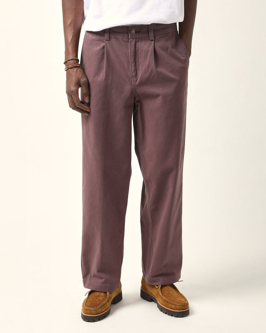Heavy Twill Trouser - Purple