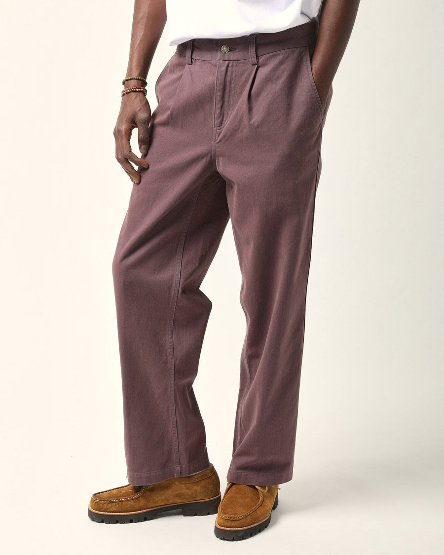 Heavy Twill Trouser - Purple