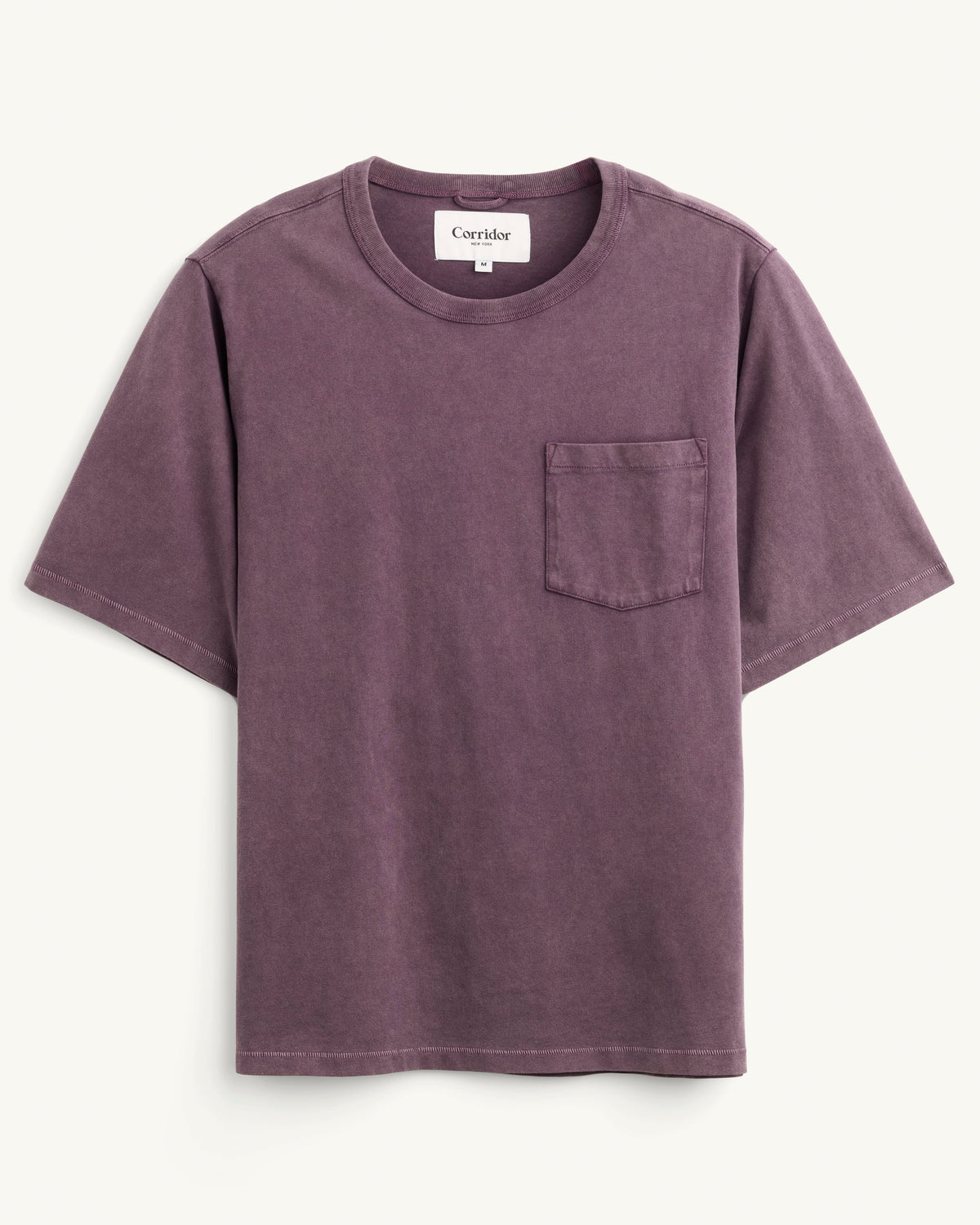 Garment Dye Tee - Wine