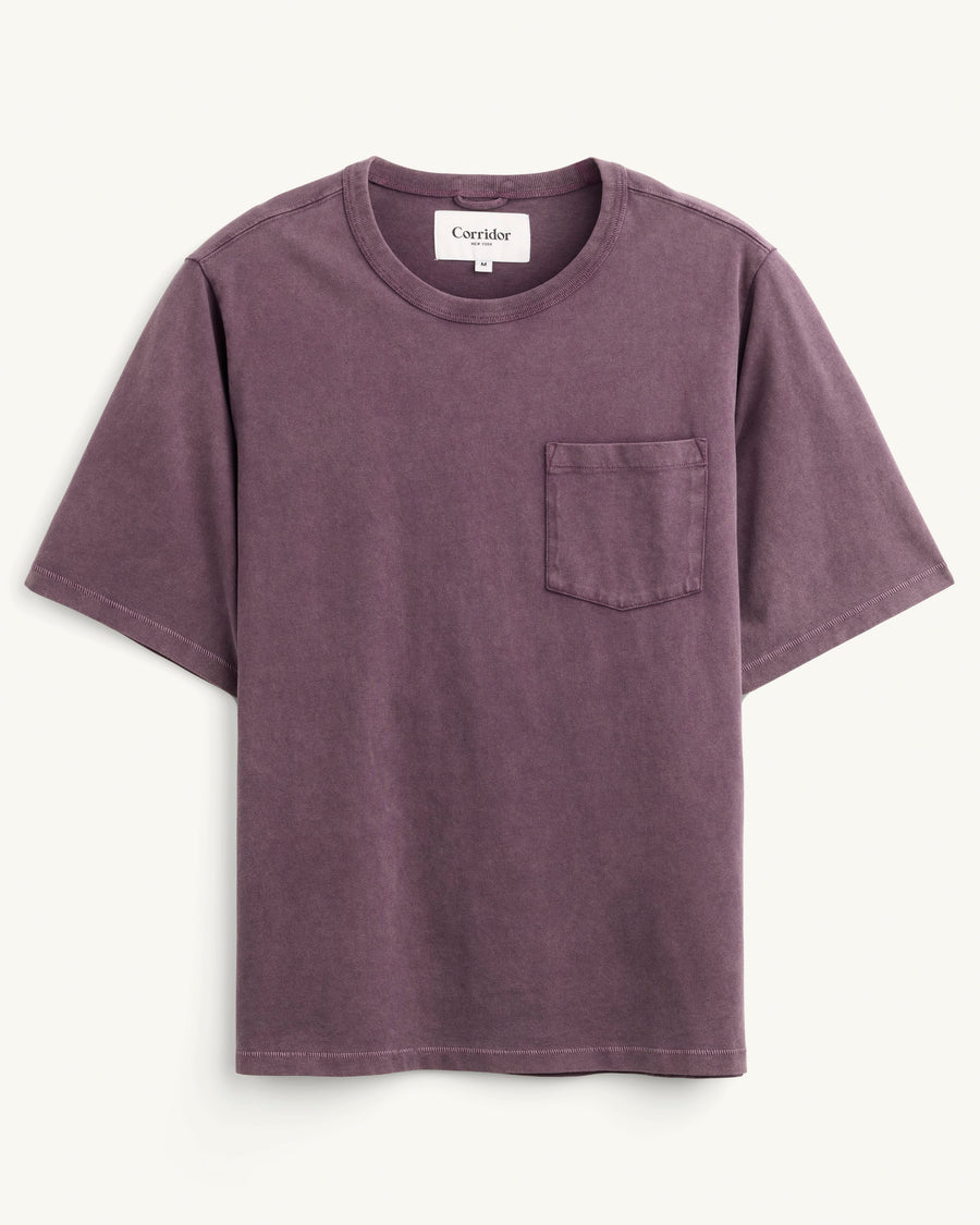 Garment Dye Tee - Wine