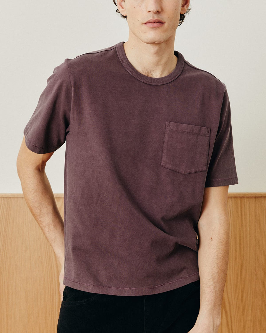 Garment Dye Tee - Wine