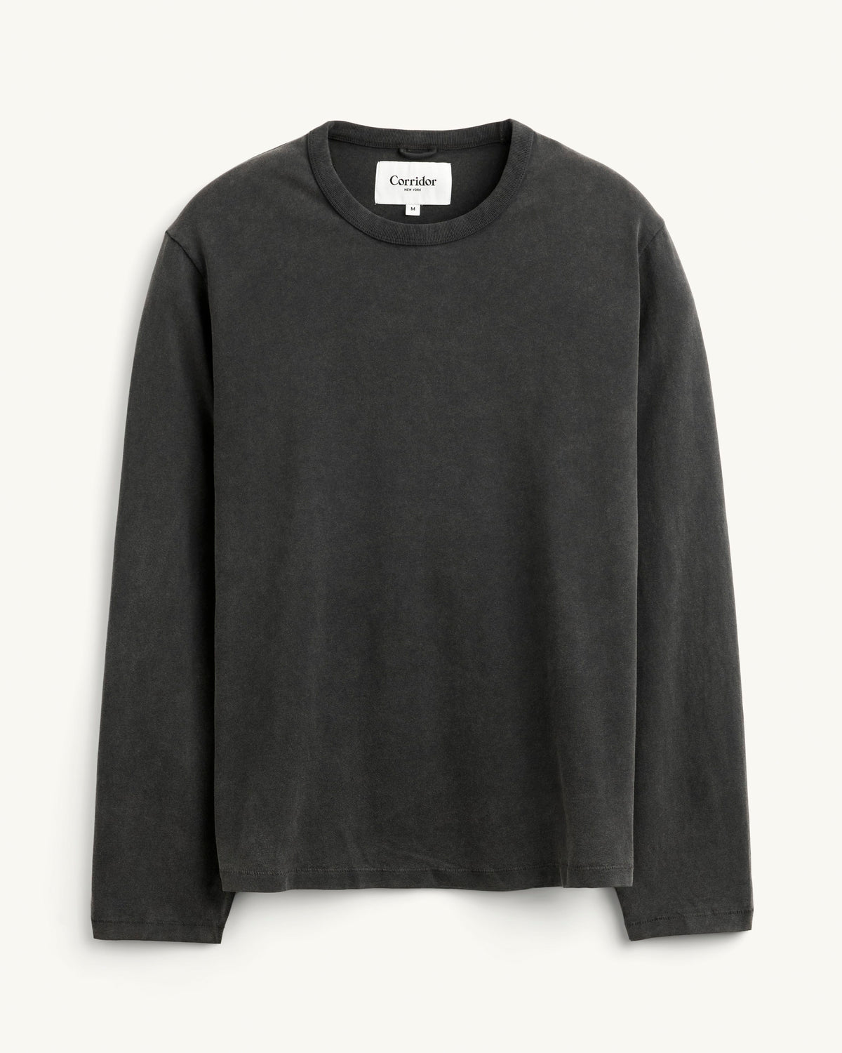 Garment Dye LS Tee - Black