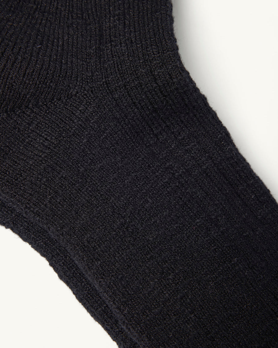 Slub Sock - Black