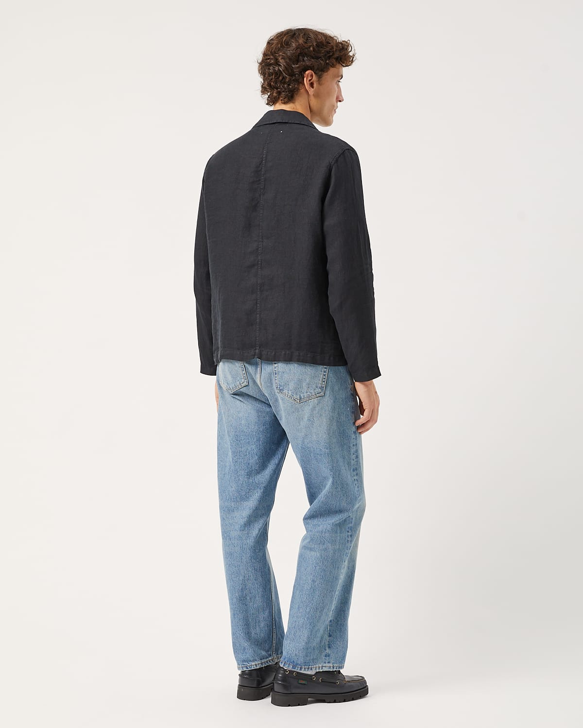 Linen Blazer - Black