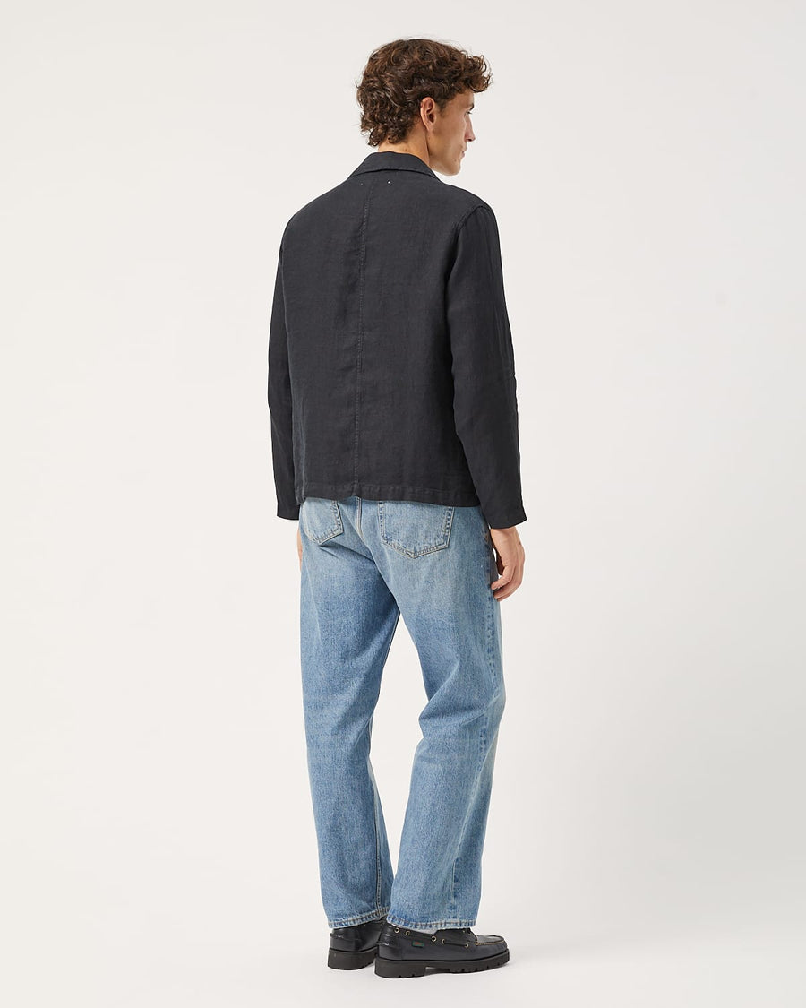 Linen Blazer - Black