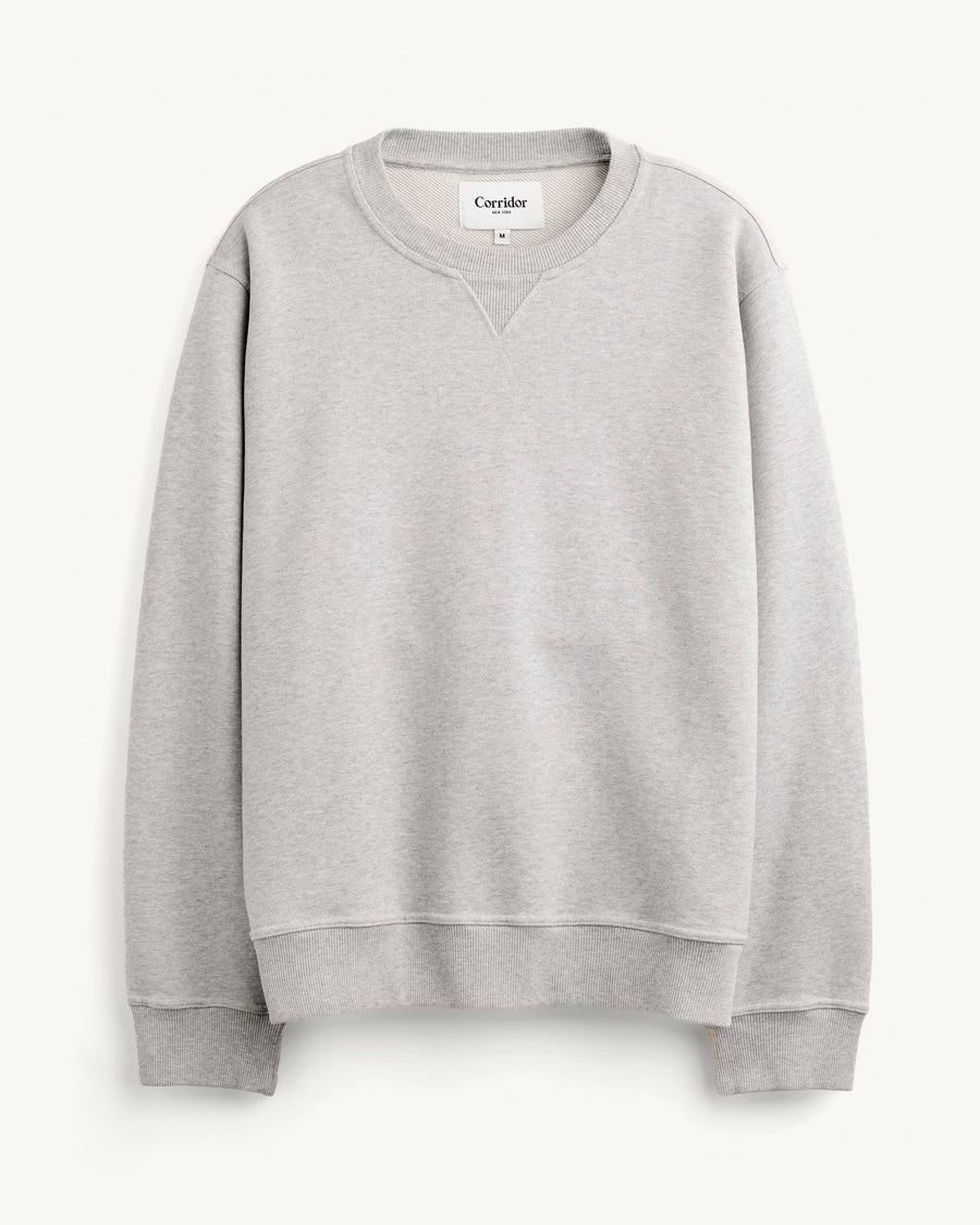 French Terry Crewneck - Grey