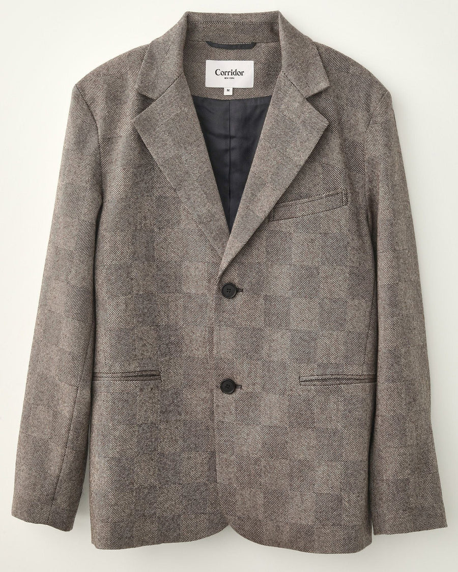 Check 2 Button Blazer