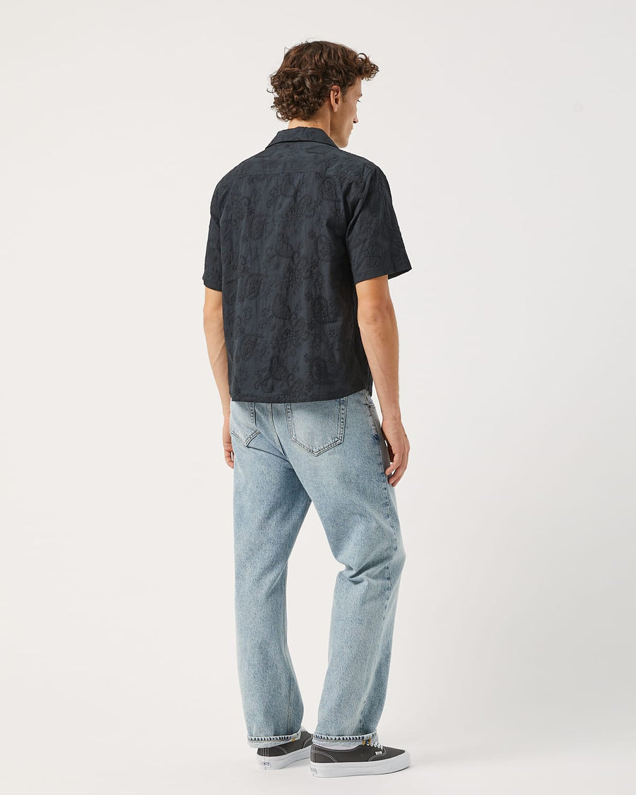 Paisley Embroidery SS - Black