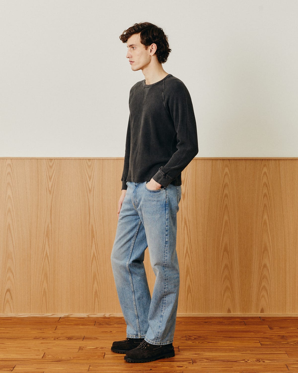 Waffle Thermal LS - Black
