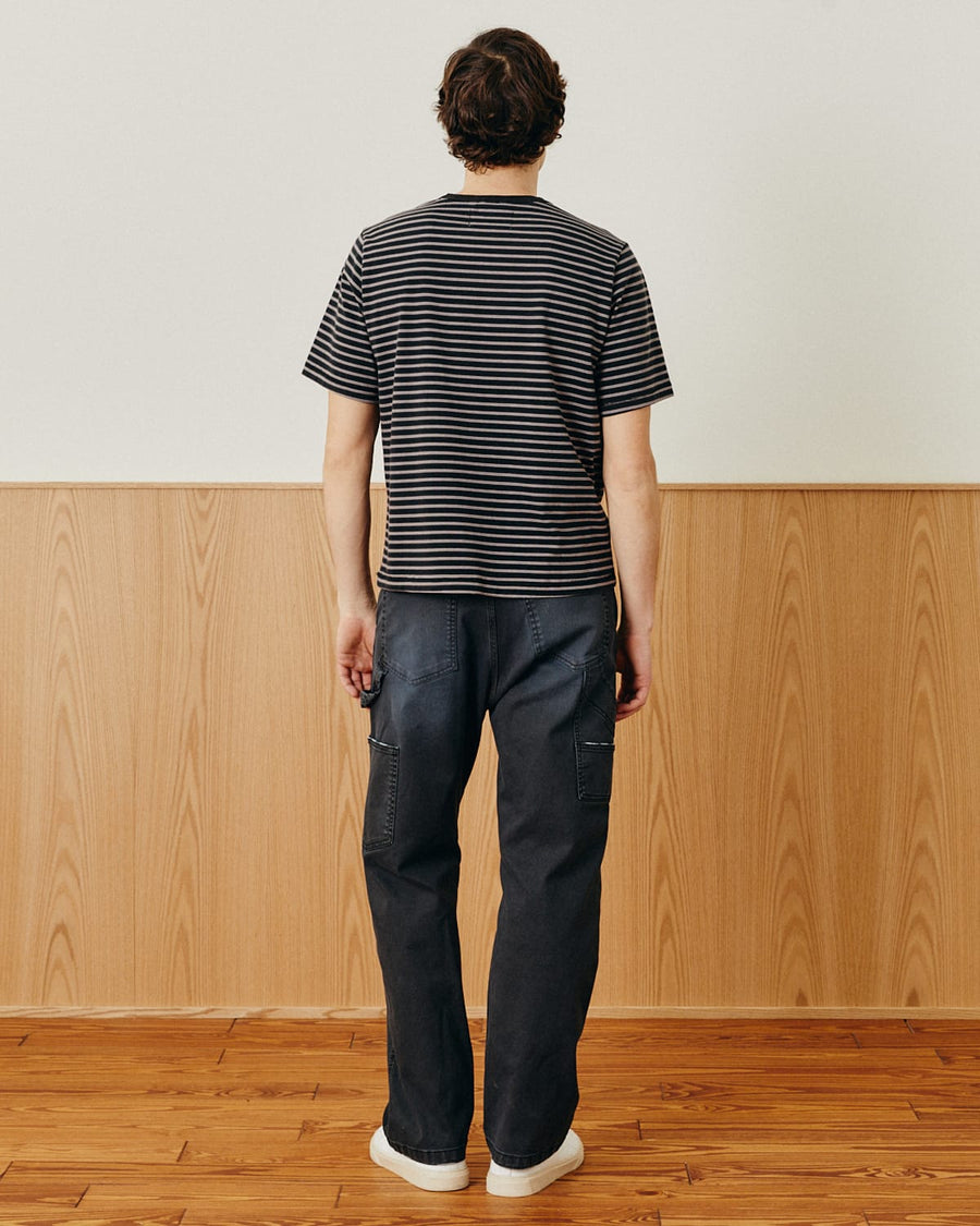 Mini Stripe T-Shirt - Black