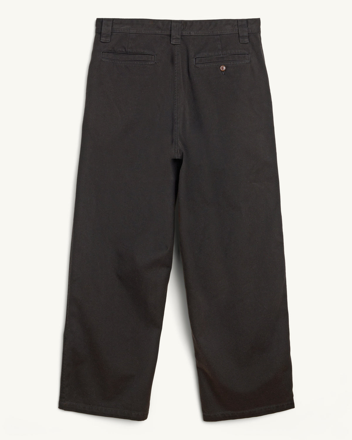 Wide Twill Pant - Black