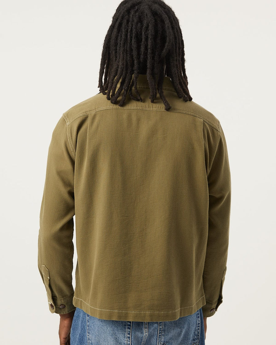 Bedford Cord Military Jacket - Olive