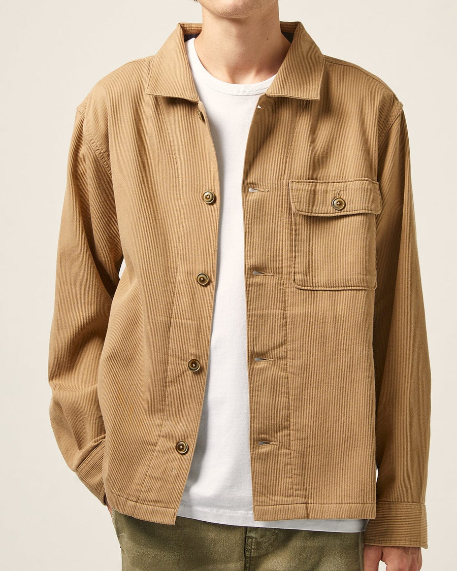 Bedford Cord Military Jacket - Khaki