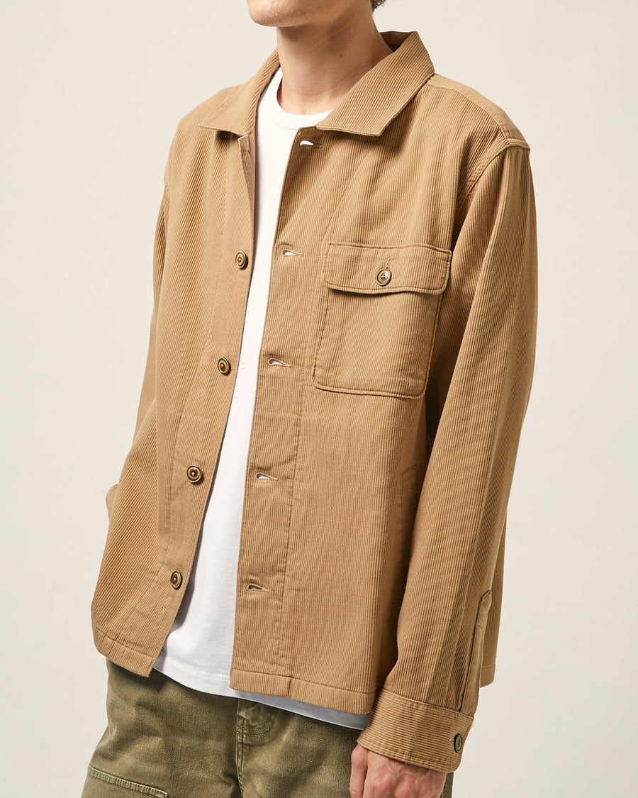 Bedford Cord Military Jacket - Khaki