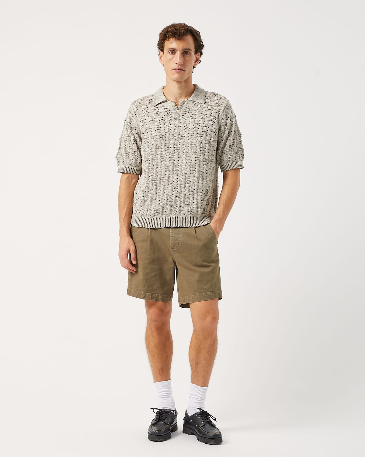 Cable Lace Polo
