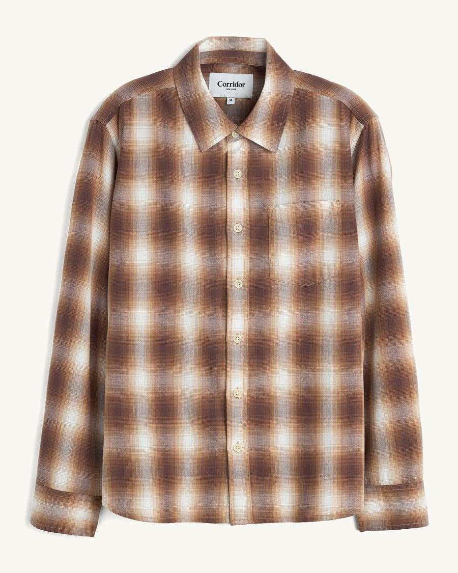 Driftwood Plaid LS
