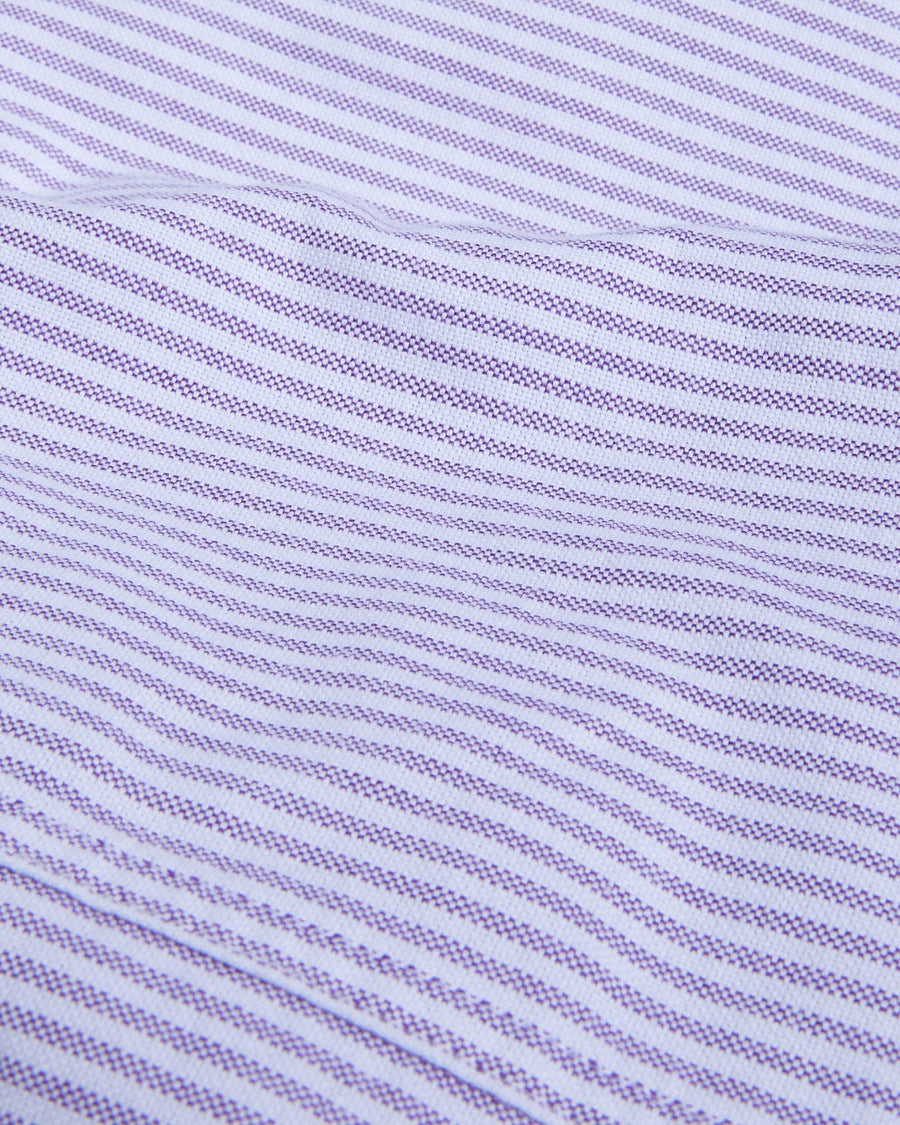 Stripe Oxford LS - Purple