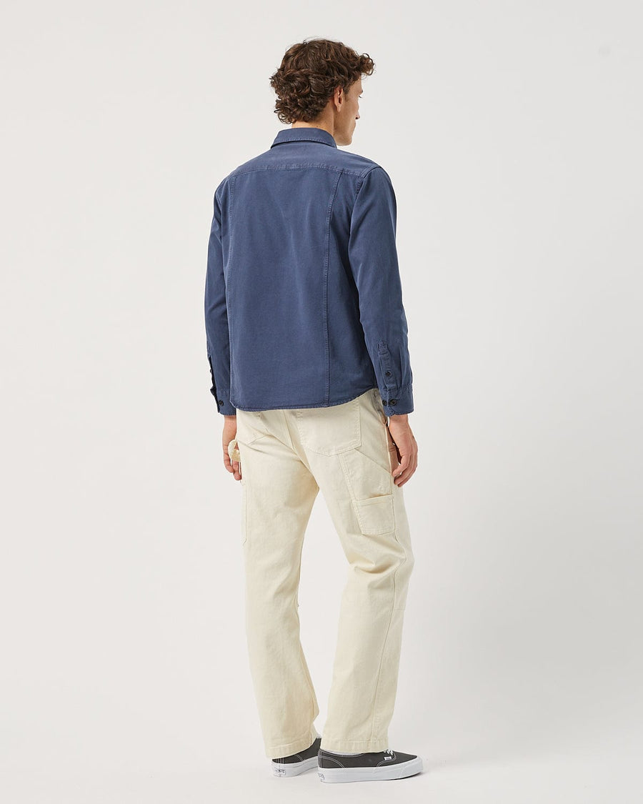 Garment Dye Twill LS - Navy