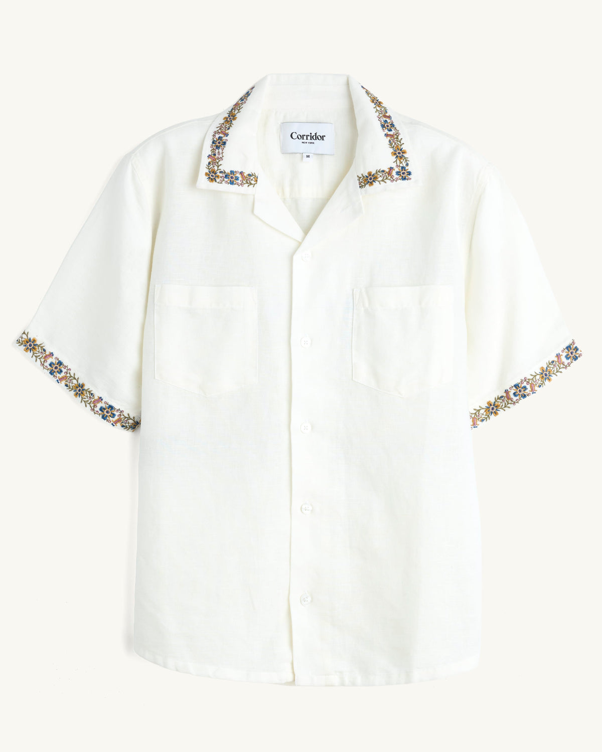 Harmony Embroidered SS - White